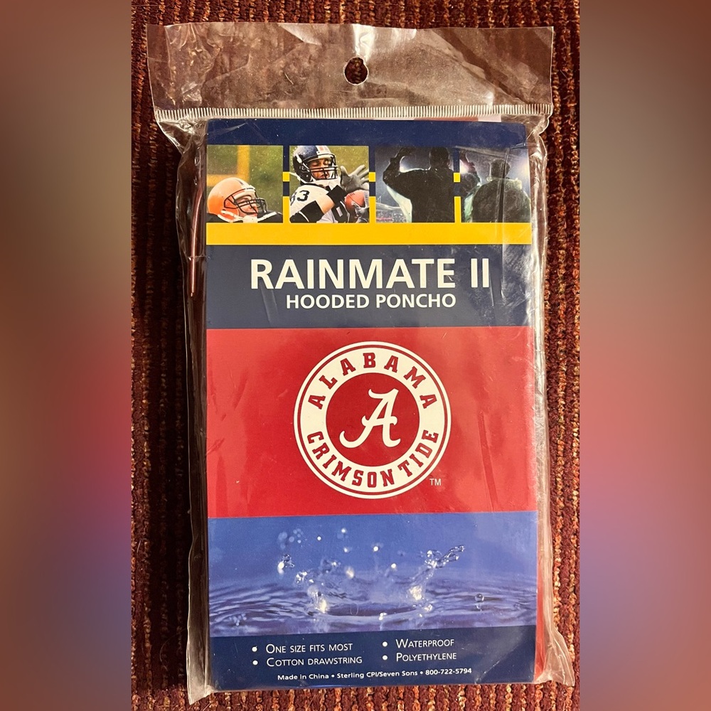 Alabama Crimson Tide Hooded Poncho